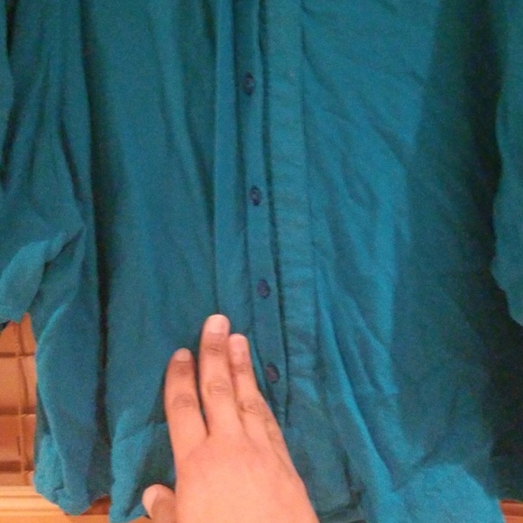 Express turquoise blouse XS EUC - Picture 4 of 5